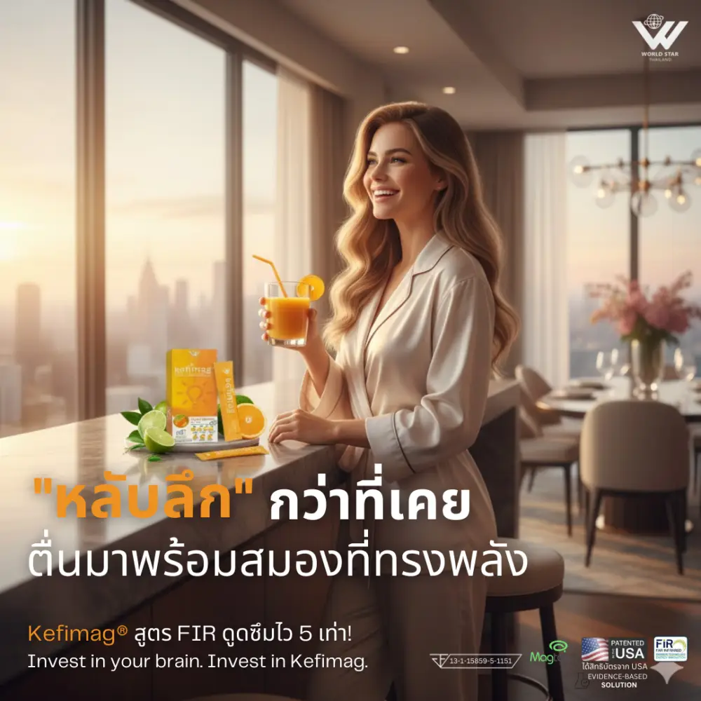 ไมเกรน สมองตื้อ สมองล้า อาหารเสริมผู้บริหาร kefimag เคฟีแมกบำรุงสมอง 02