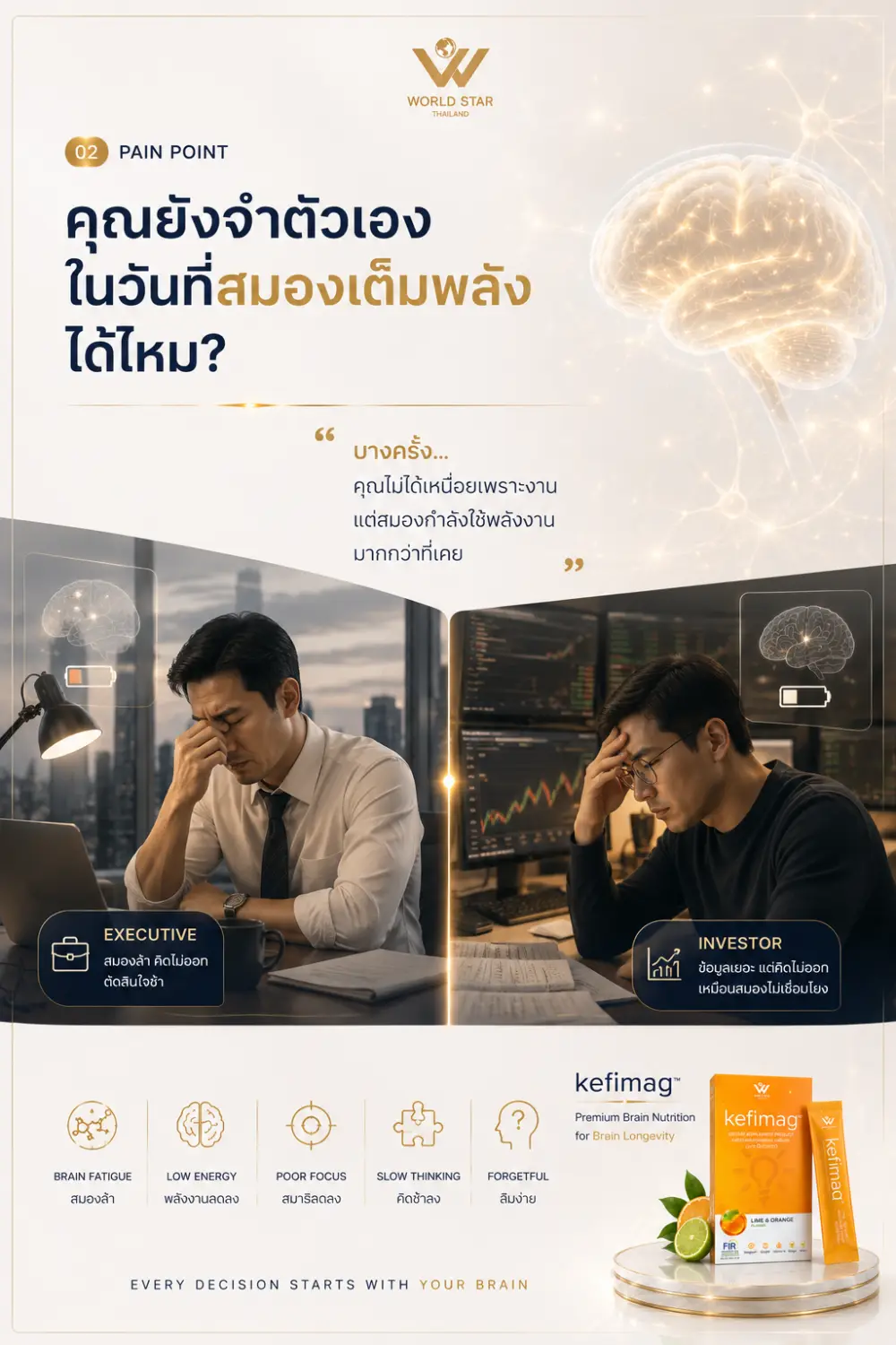 Kefimag เคฟีแมก brain nutrition 01