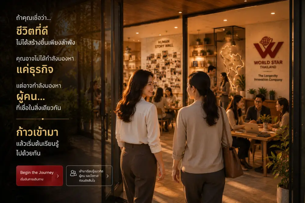 Wellness innovation longevity world star thailand healthspan innovation longevity เวิลด์สตาร์ไทยแลนด์ ทำธุรกิจยังไง 1 15