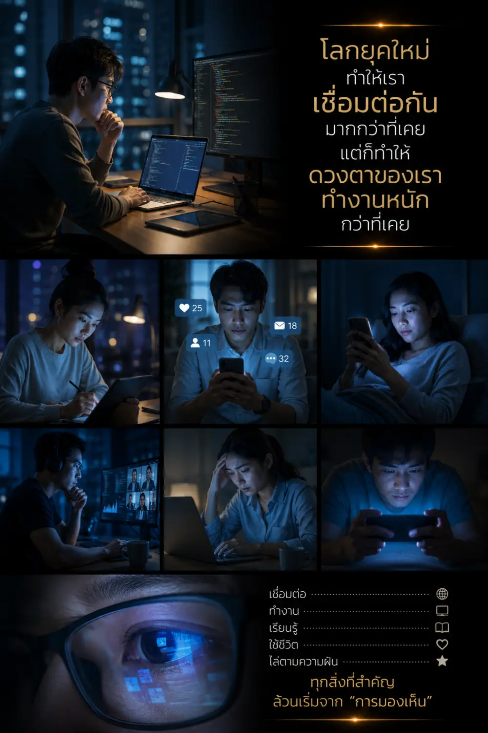 ตาล้า ใช้สายตาหนักในยุคดิจิทัล my star coffee มายสตาร์คอฟฟี่ the screen generation 03